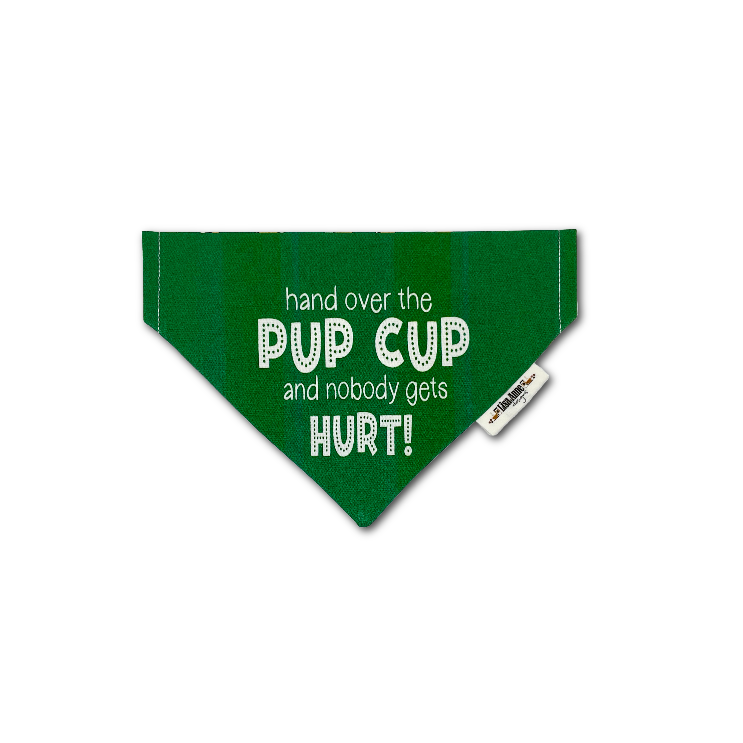 Pup Cup Dog Bandana | Reversible Coffee-Lover Pet Bandana
