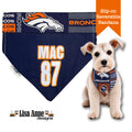 Personalized Broncos Over-the-Collar Dog Bandana