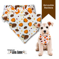 Fall Football Scrunchie Dog Bandana