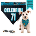 Personalized San Jose Sharks Over-the-Collar Dog Bandana
