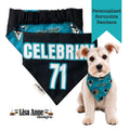 Personalized San Jose Sharks Scrunchie Dog Bandana