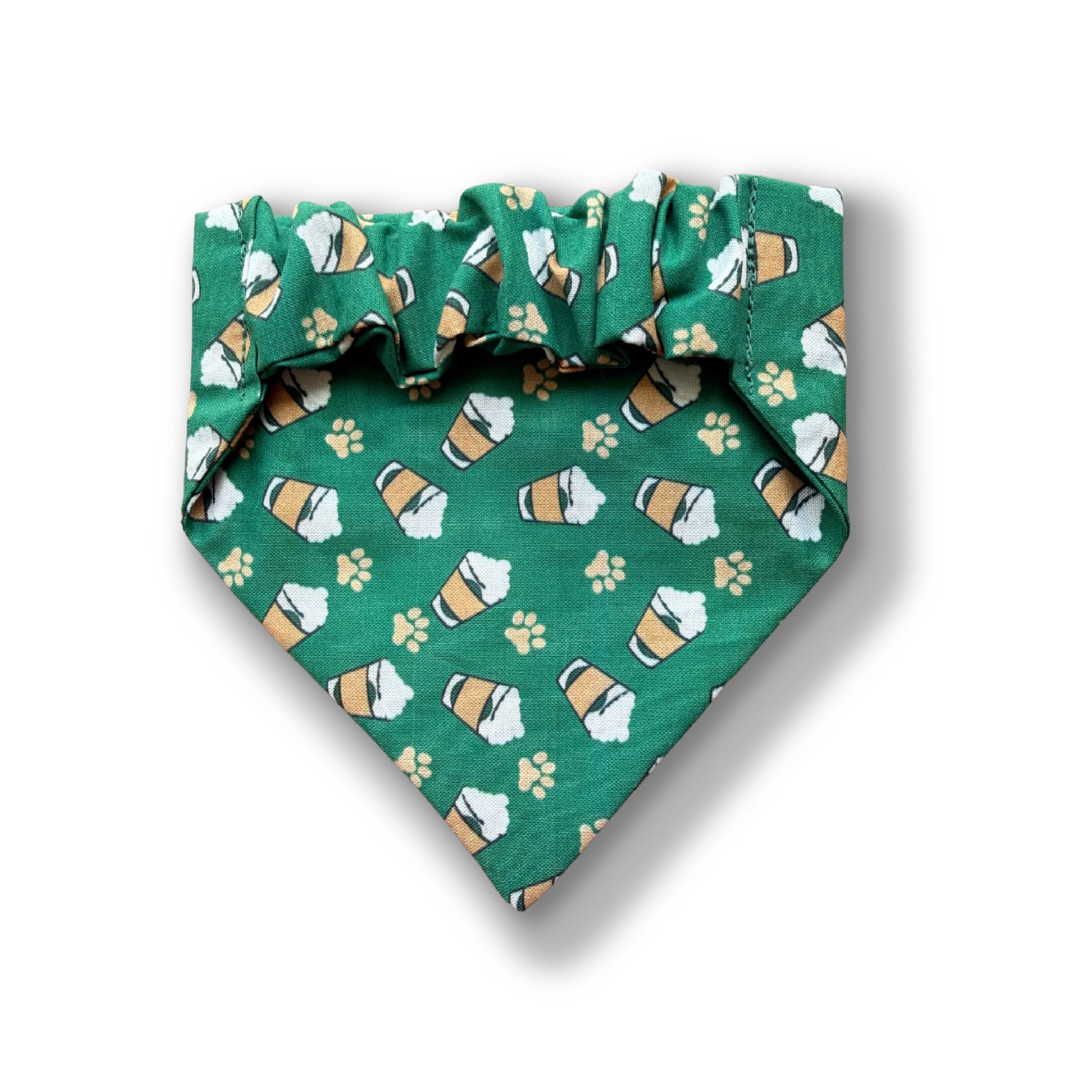 Pup Cup Exclusive Print —  Scrunchie Style Slip-On Pet Bandana