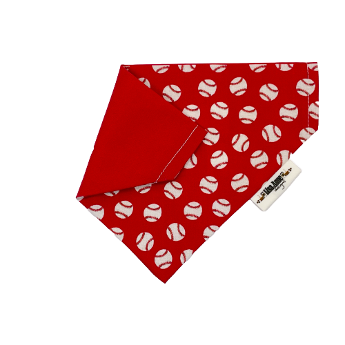 Put Me in Coach Dog Bandana | Reversible Baseball Game Day Pet Bandana