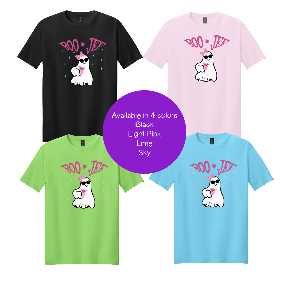 Boo-Jee T-Shirt | Cute Ghost Halloween Graphic Tee