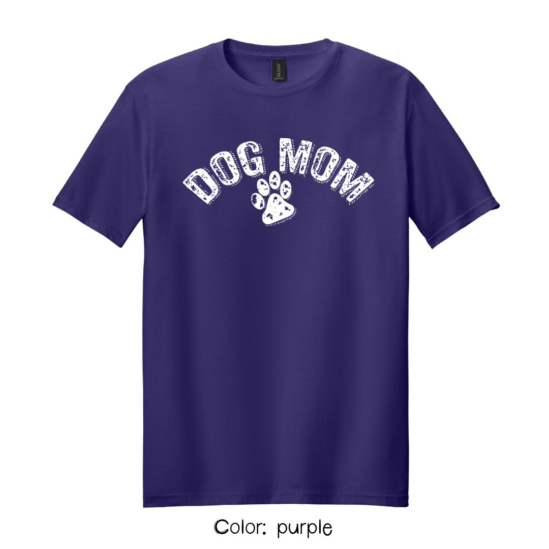 Dog Mom Paw Print T-Shirt – Cute Dog Lover Tee | Unisex Pet Parent Shirt