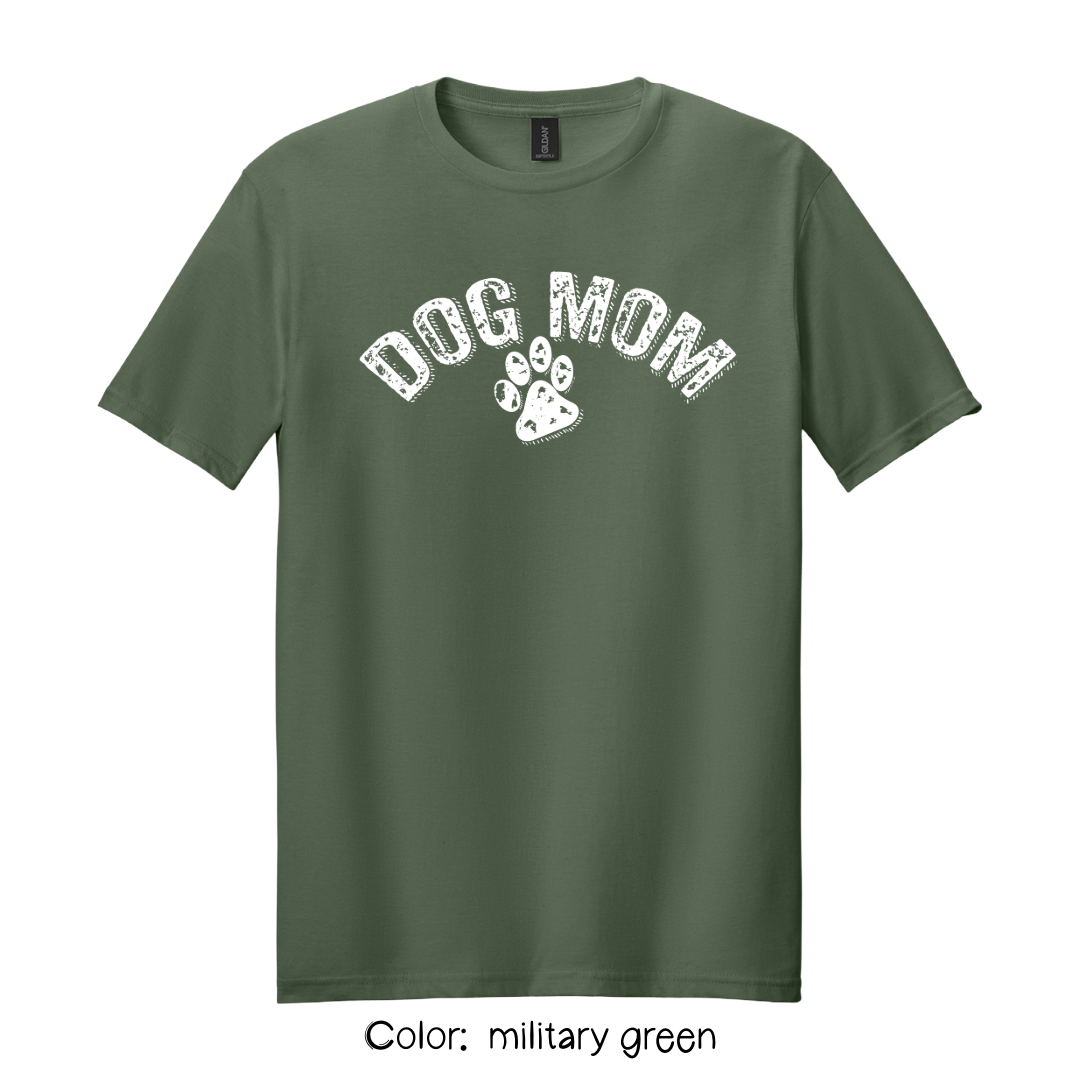 Dog Mom Paw Print T-Shirt – Cute Dog Lover Tee | Unisex Pet Parent Shirt