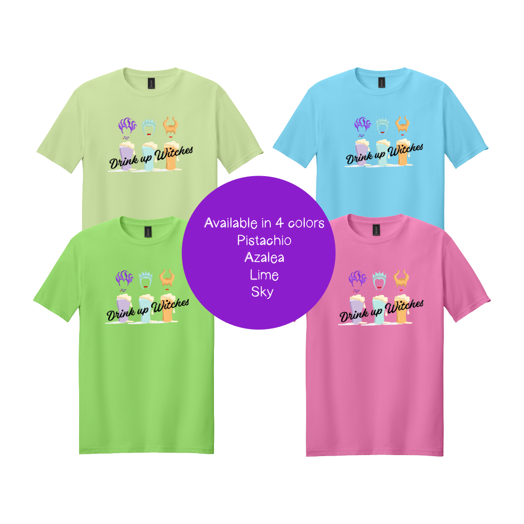 Drink Up Witches T-Shirt | Funny Halloween Graphic Tee