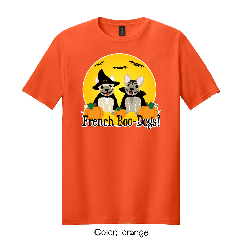 French Boo-Dogs T-Shirt | Halloween Dog Lover Tee