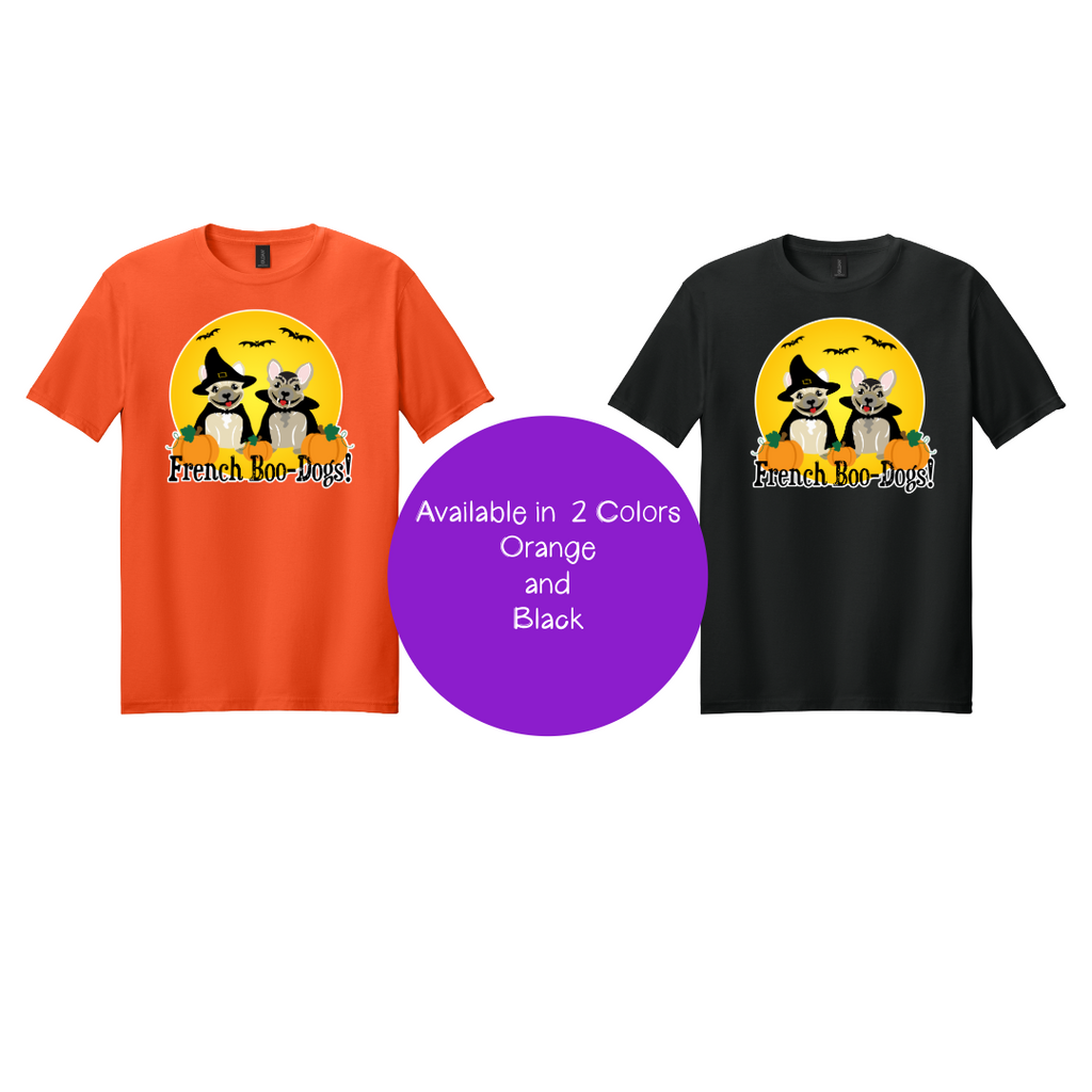 French Boo-Dogs T-Shirt | Halloween Dog Lover Tee