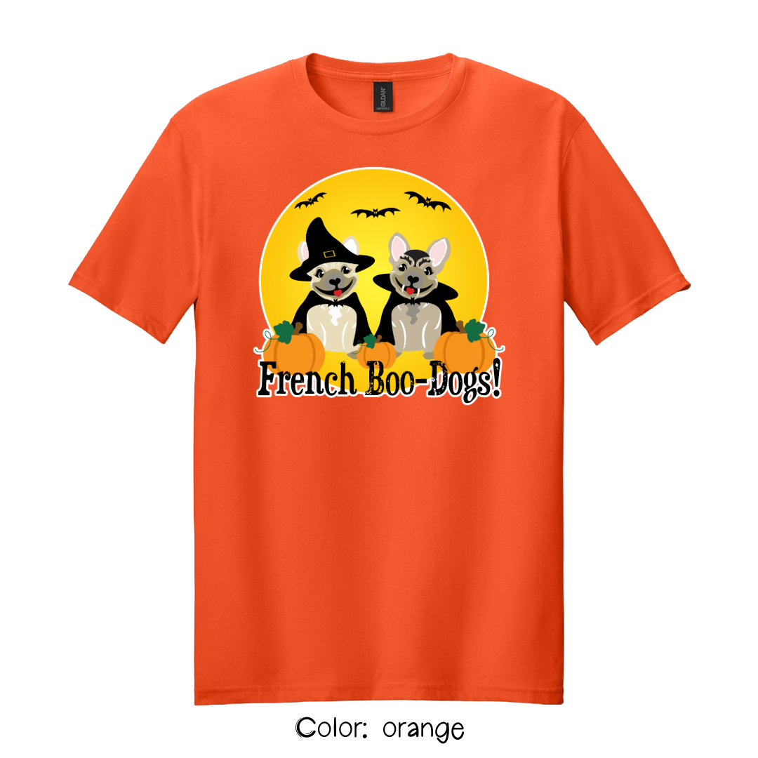 French Boo-Dogs T-Shirt | Halloween Dog Lover Tee