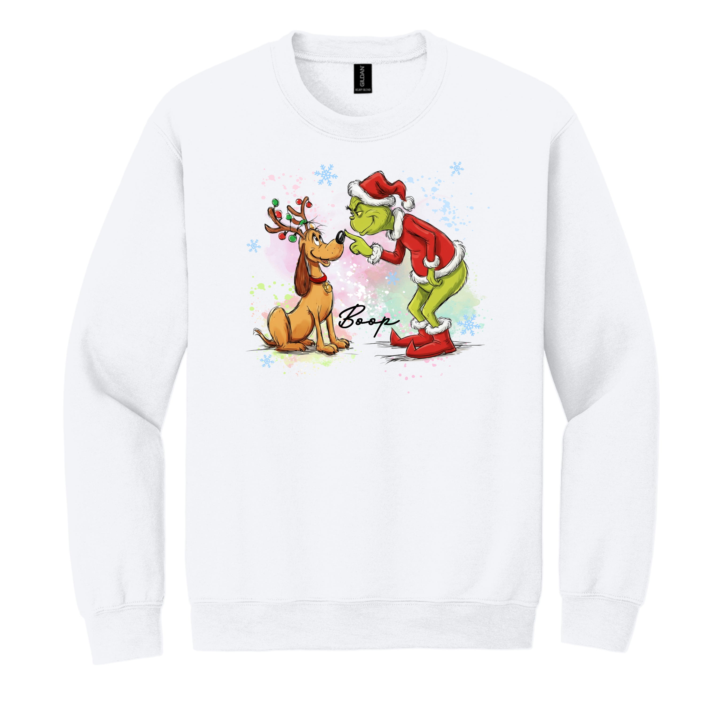 BOOP – Grinch-Inspired Christmas T-Shirt | Holiday Graphic Crewneck