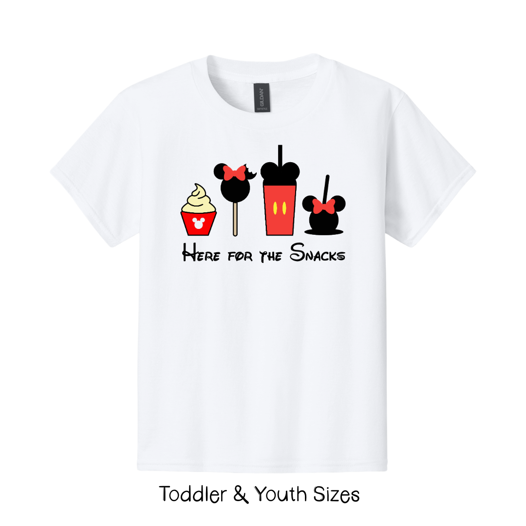 Here for the Snacks T-Shirt | Park Day Graphic Tee