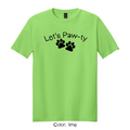 Let's Paw-ty T-Shirt - Dog Birthday Party Matching Tee | Unisex Pet Parent Tshirt