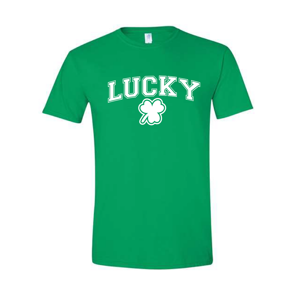 Lucky Shirt - St. Patricks day Graphic Tee | Color:  Irish Green - Unisex & Women's Sizes