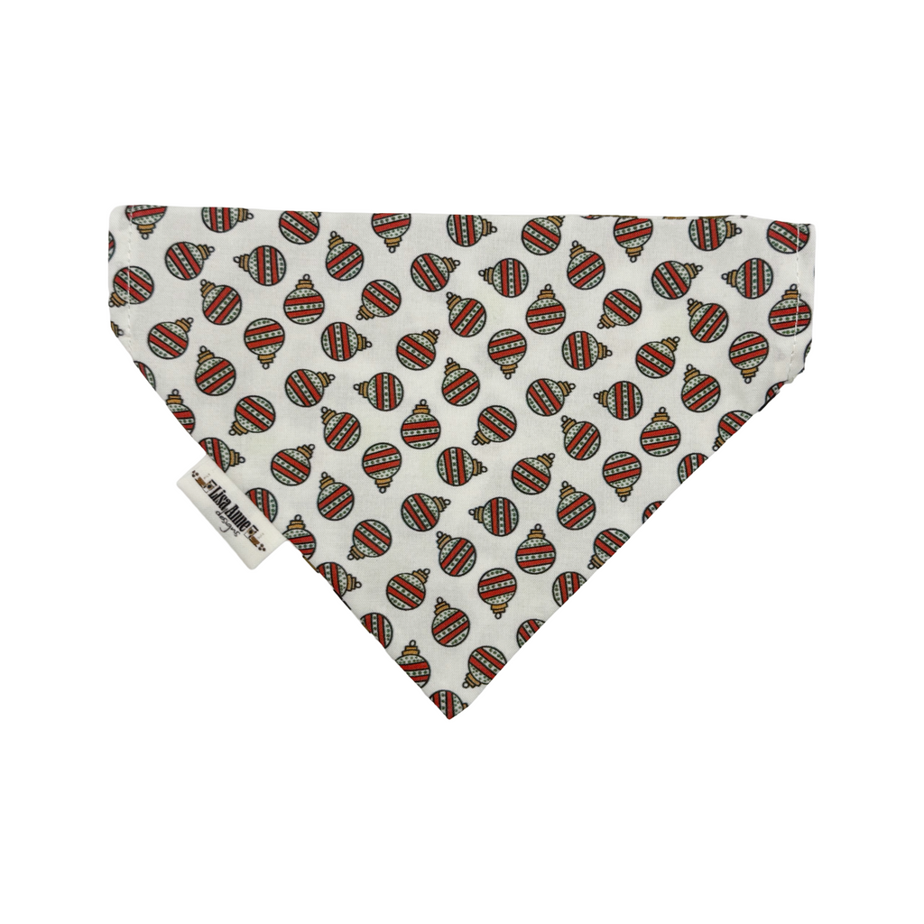 Christmas Ornaments (Dog House + Bones Reverse) LIMITED EDITION — Over-the-Collar, Reversible