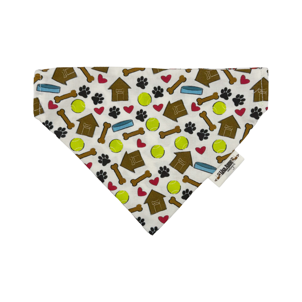 Christmas Ornaments (Dog House + Bones Reverse) LIMITED EDITION — Over-the-Collar, Reversible