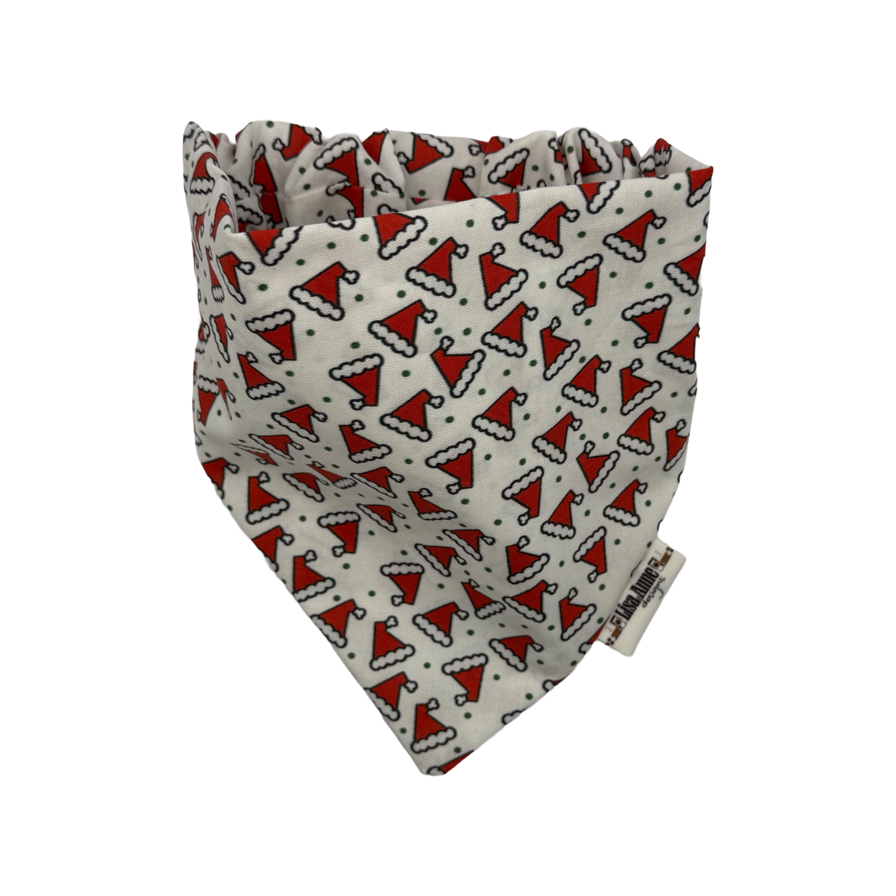 SANTA HATS LIMITED EDITION  —  Scrunchie Style Slip-On Pet Bandana