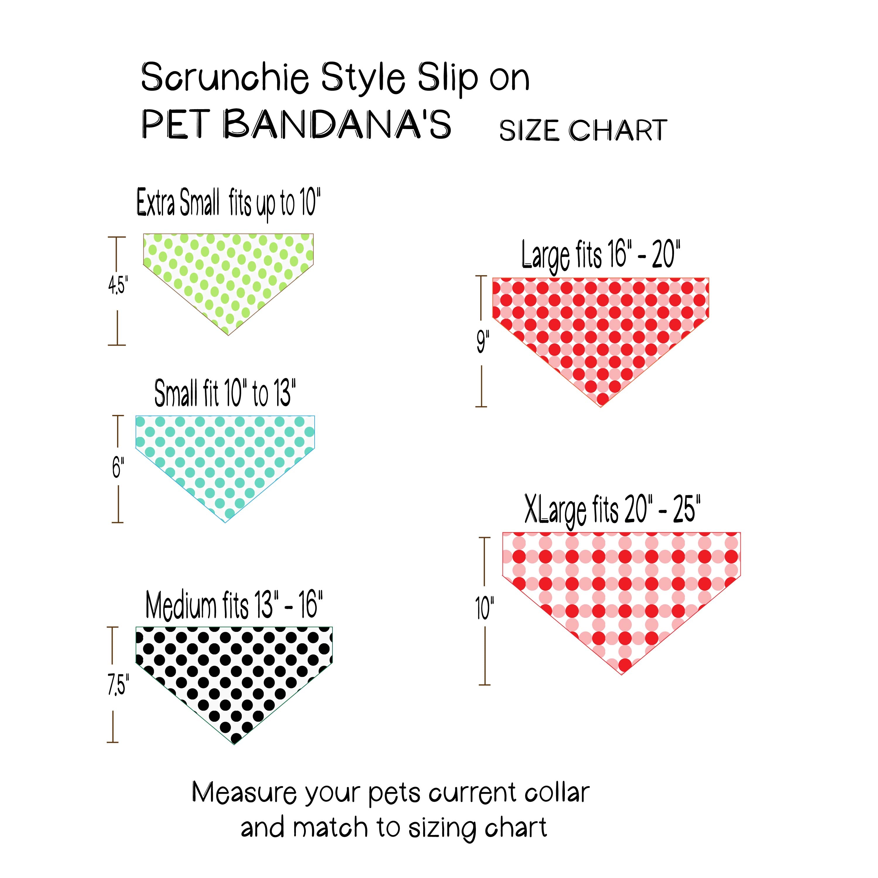 CHRISTMAS ORNAMENTS LIMITED EDITION —  Scrunchie Style Slip-On Pet Bandana