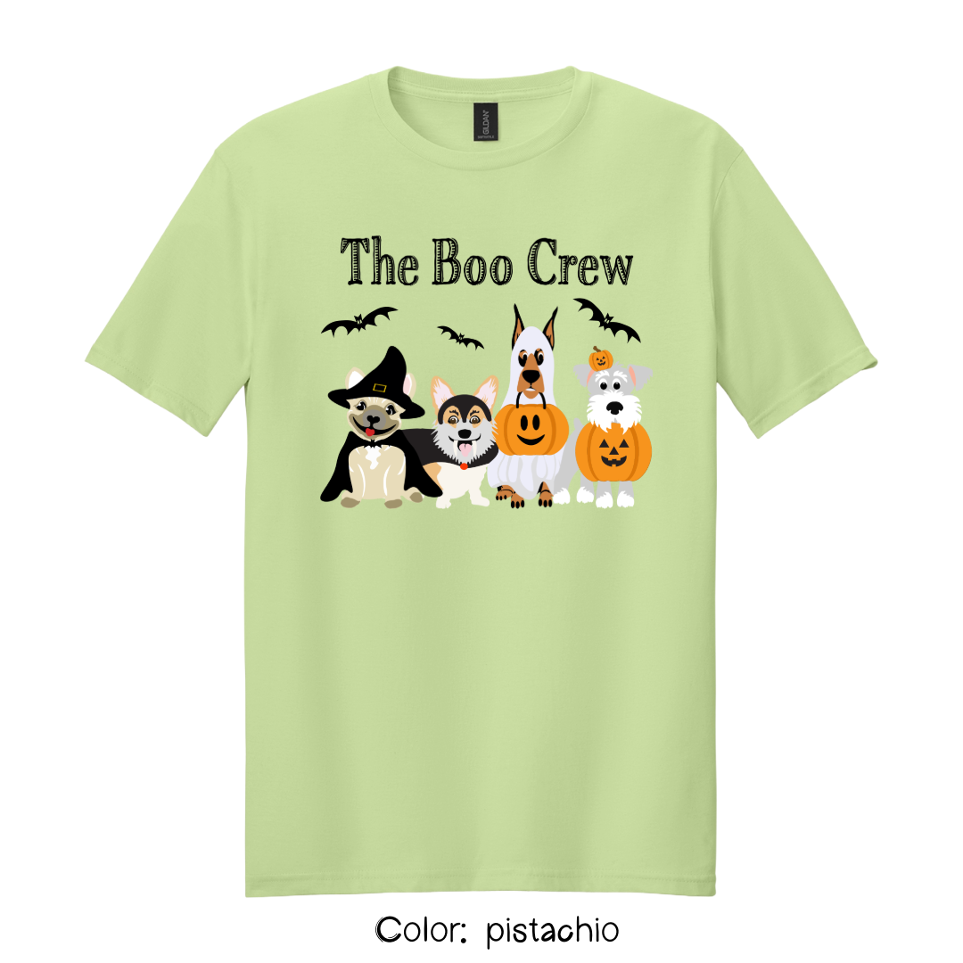 The Boo Crew Dog Halloween T-Shirt – Funny Dog Lover Tee | Unisex Costume Shirt