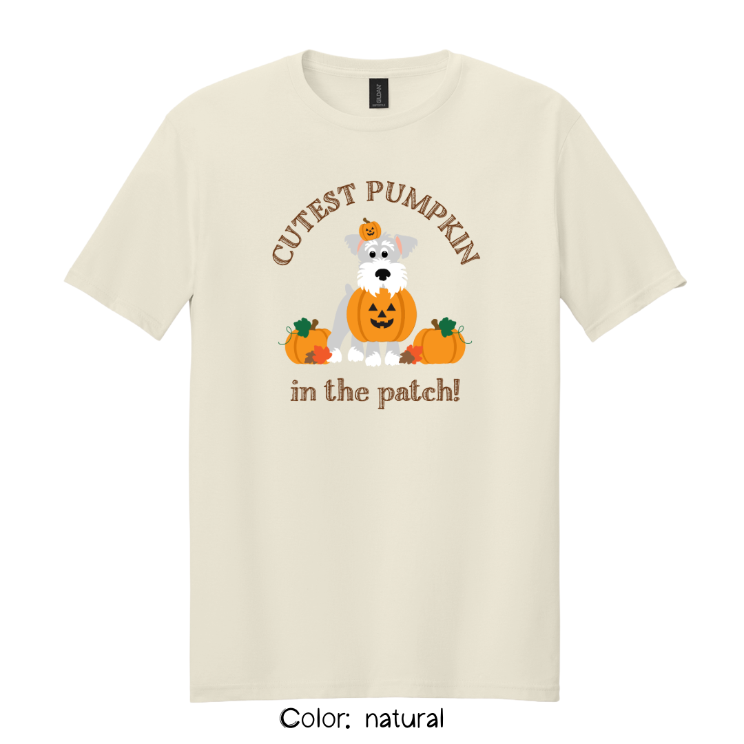 Cutest Pumpkin T-Shirt | Dog Lover Fall Graphic Tee