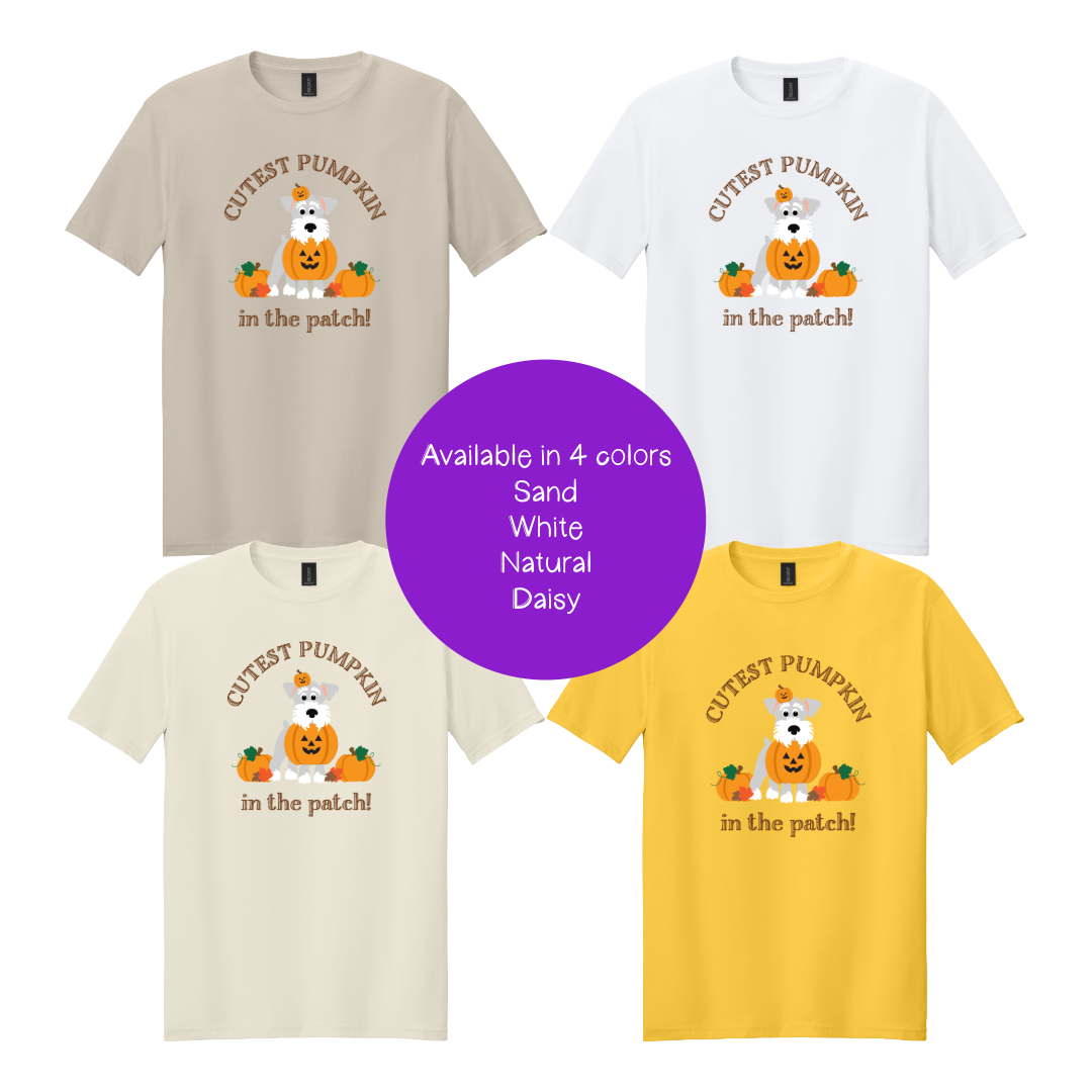 Cutest Pumpkin T-Shirt | Dog Lover Fall Graphic Tee