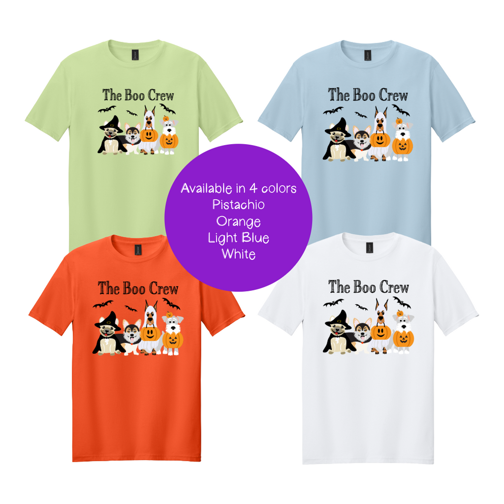 The Boo Crew Dog Halloween T-Shirt – Funny Dog Lover Tee | Unisex Costume Shirt