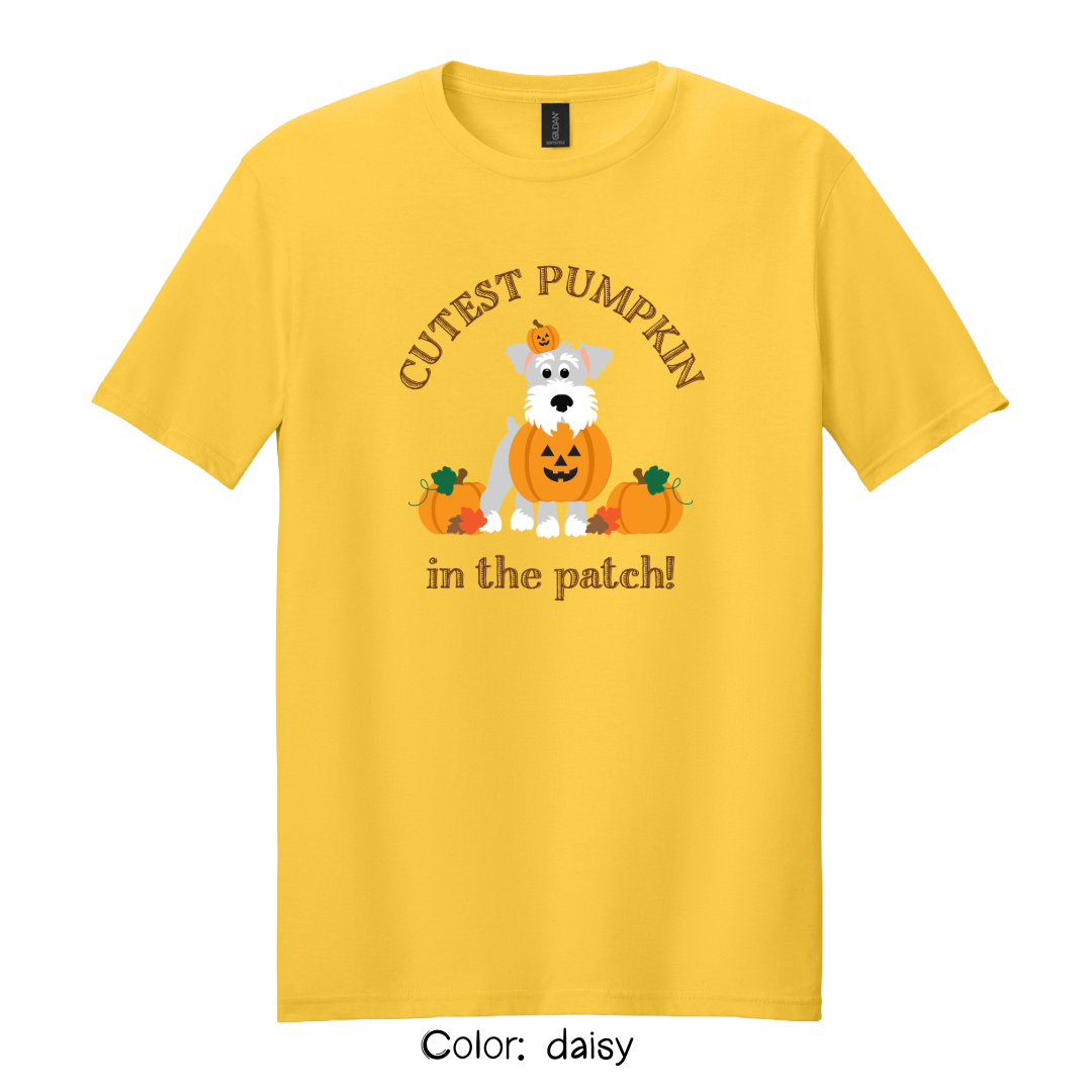 Cutest Pumpkin T-Shirt | Dog Lover Fall Graphic Tee