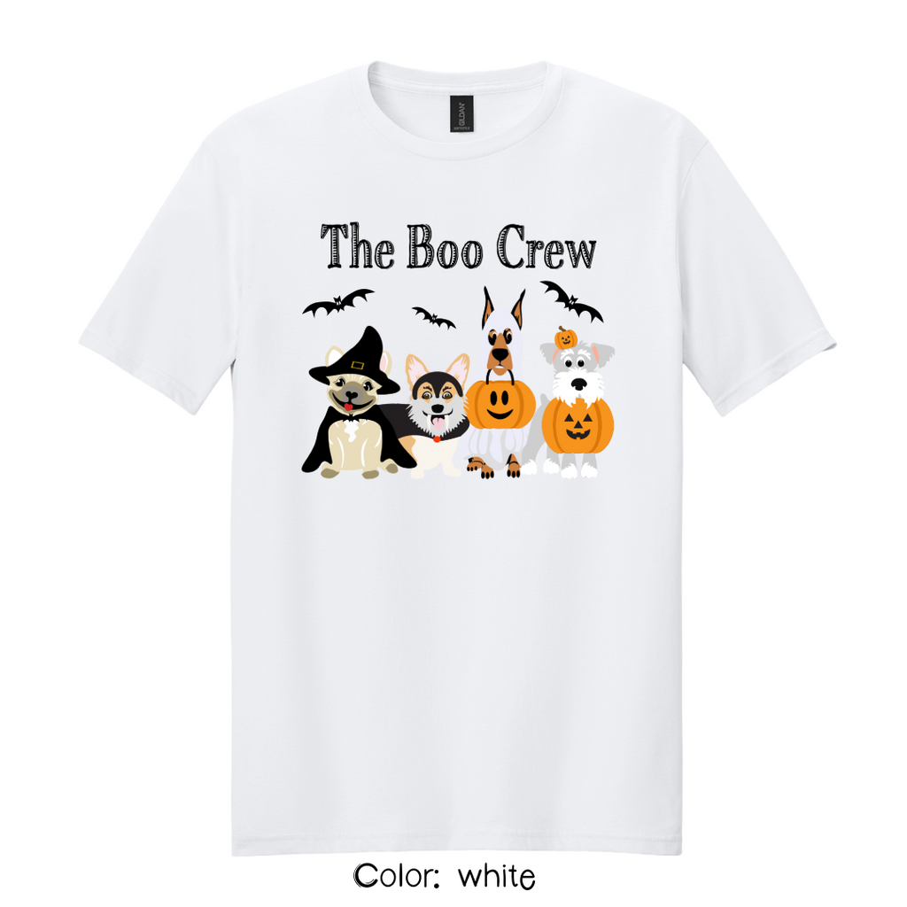 The Boo Crew Dog Halloween T-Shirt – Funny Dog Lover Tee | Unisex Costume Shirt