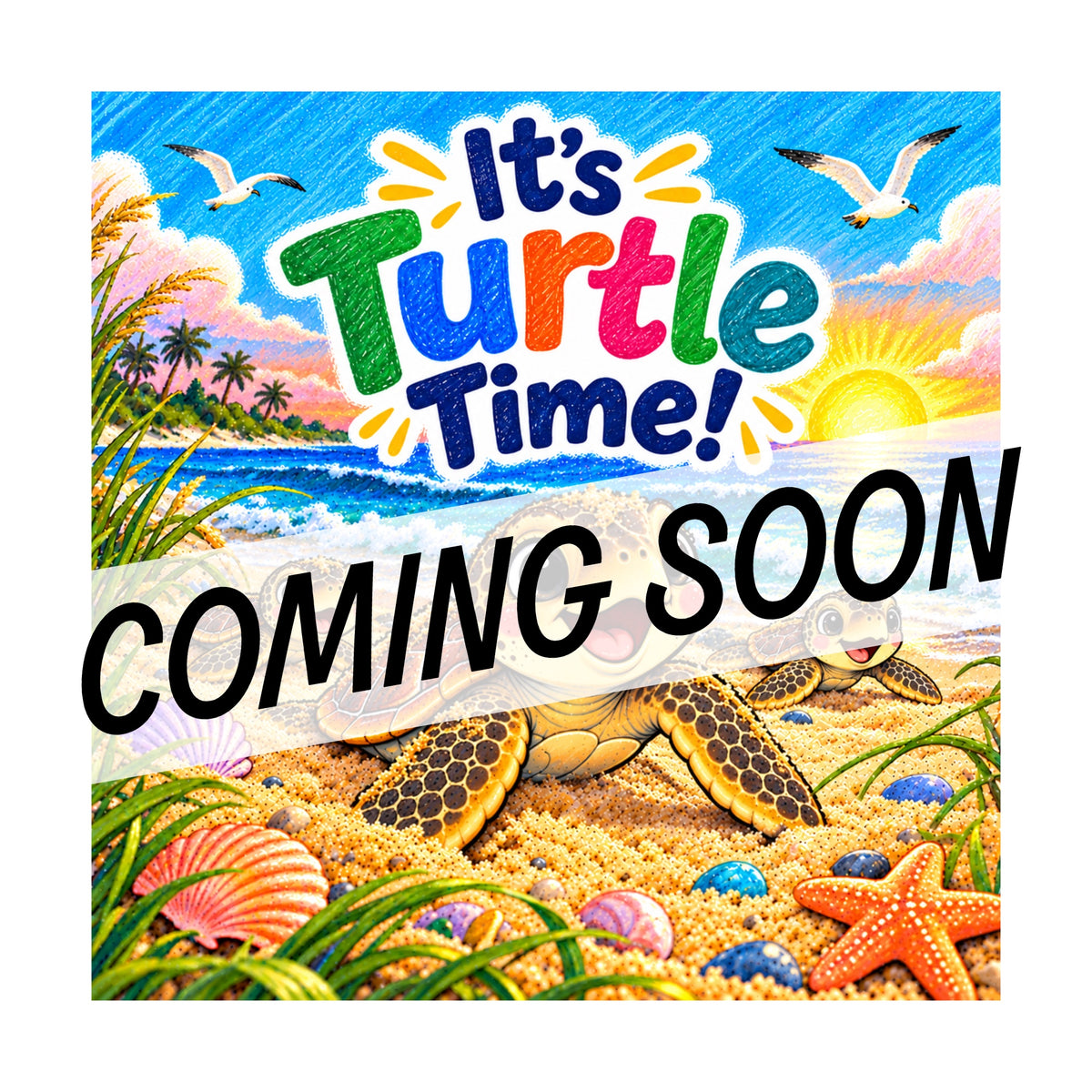 It's Turtle Time! – Children's Picture Book