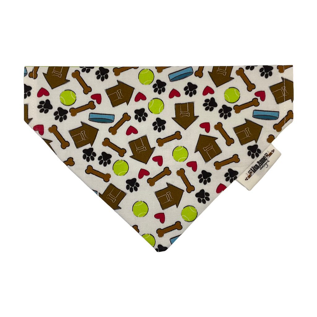 Spoiled Rotten Dog Bandana: Reversible Over-the-Collar Puppy Accessory