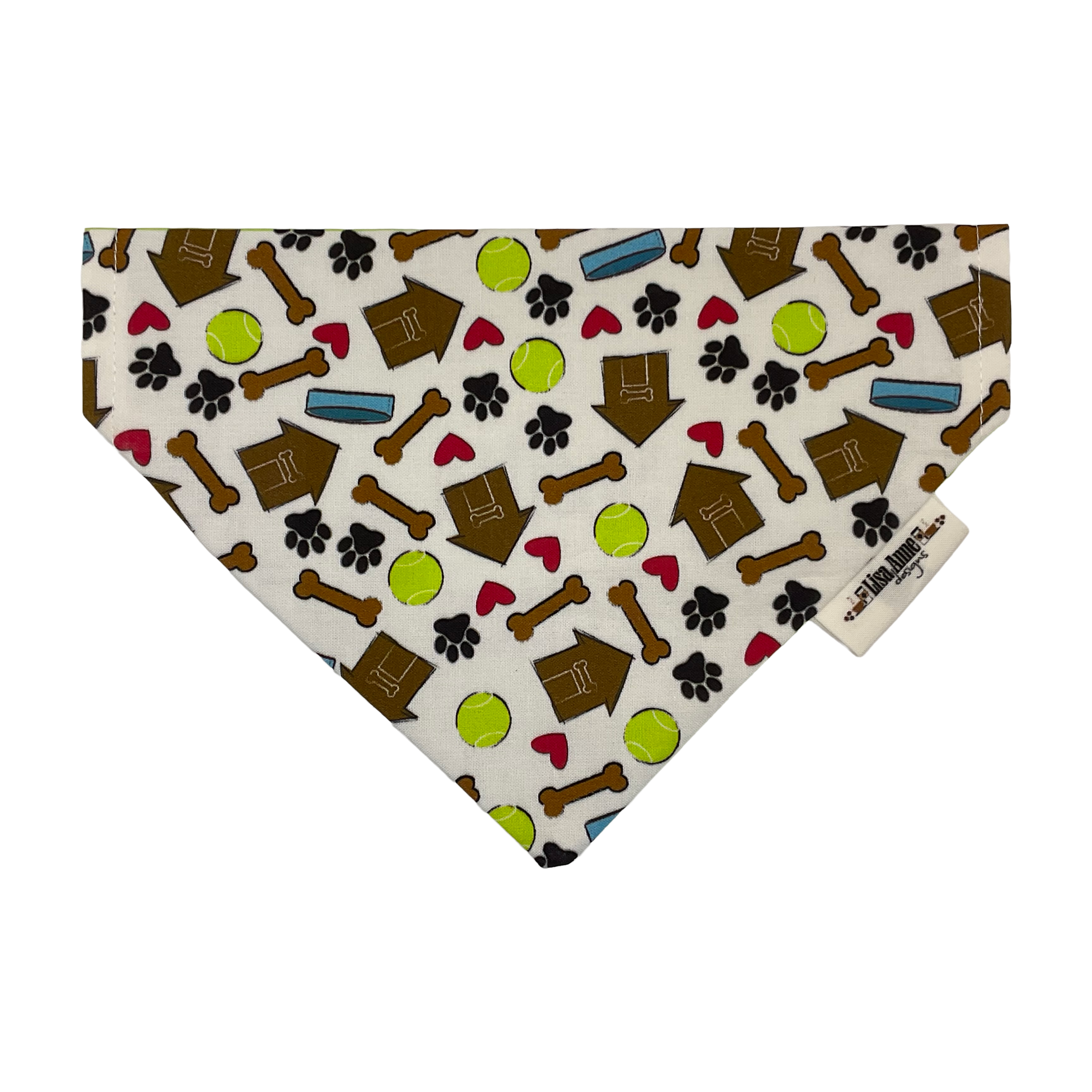 Spoiled Rotten Dog Bandana: Reversible Over-the-Collar Puppy Accessory