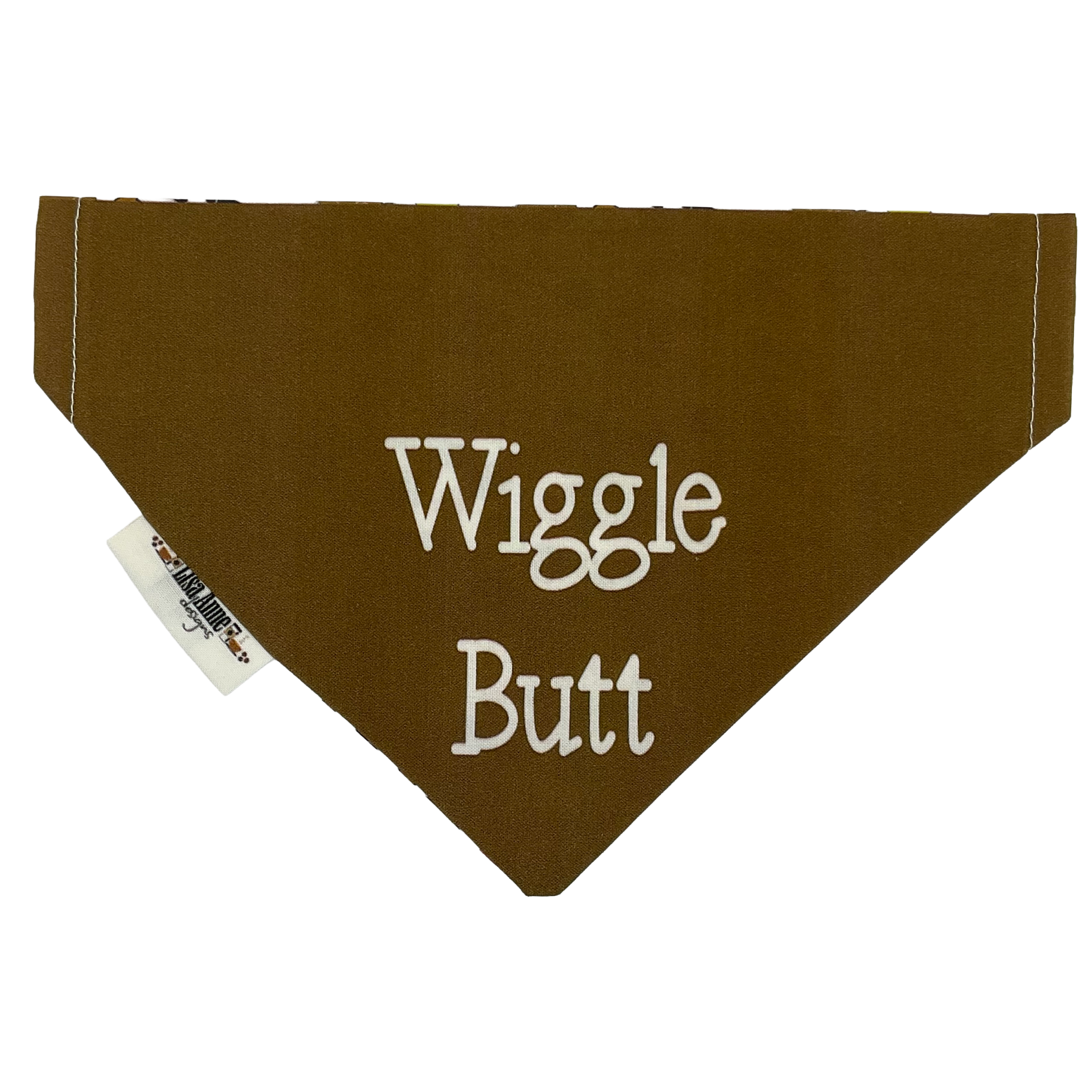 Wiggle Butt Dog Bandana: Reversible Over-the-Collar Puppy Accessory