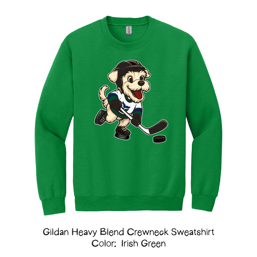 Hockey Dog Sweatshirt - Retro Team Shirt