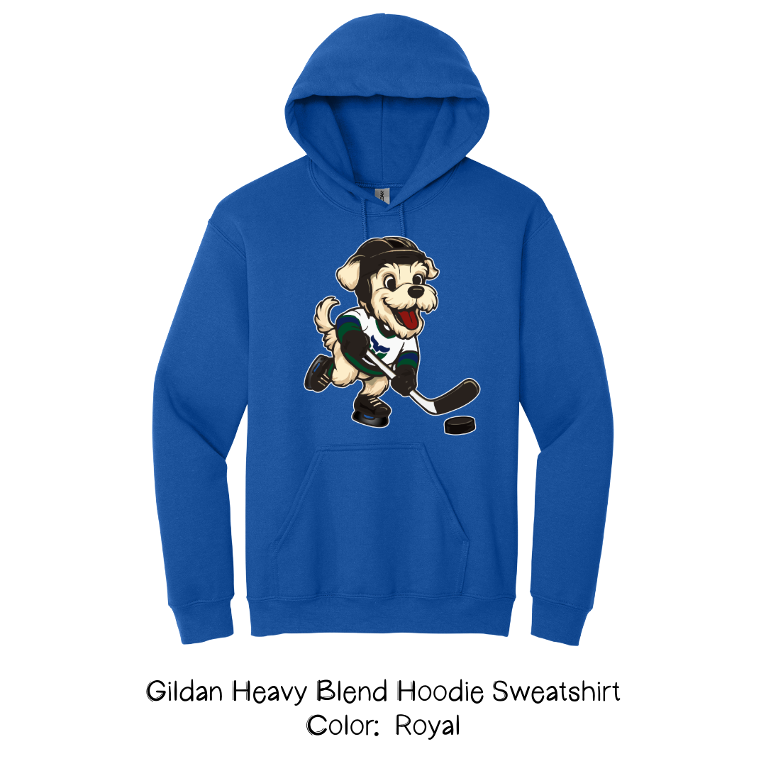 Hockey Dog Sweatshirt - Retro Team Shirt