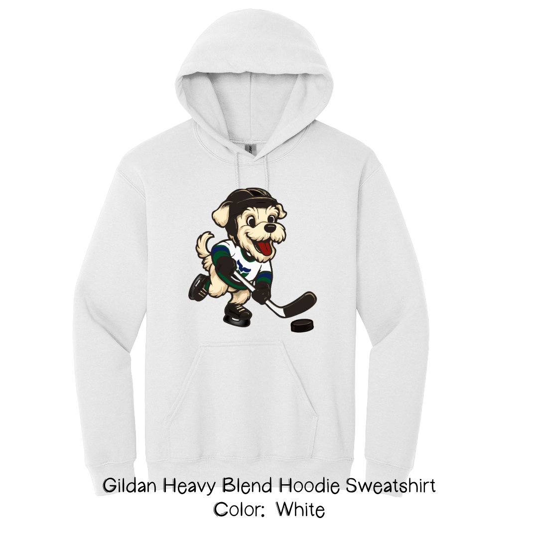 Hockey Dog Sweatshirt - Retro Team Shirt