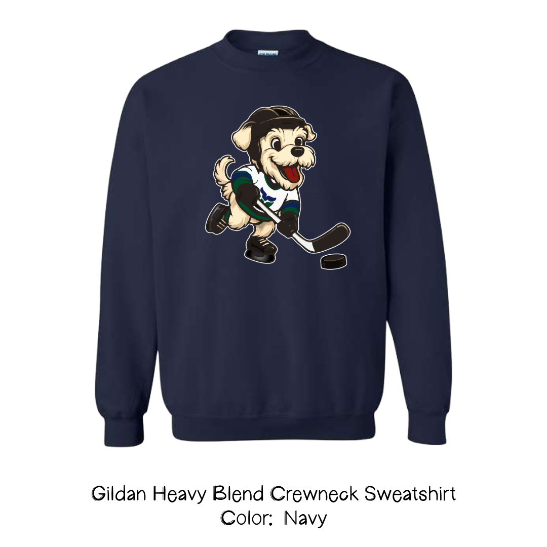 Hockey Dog Sweatshirt - Retro Team Shirt
