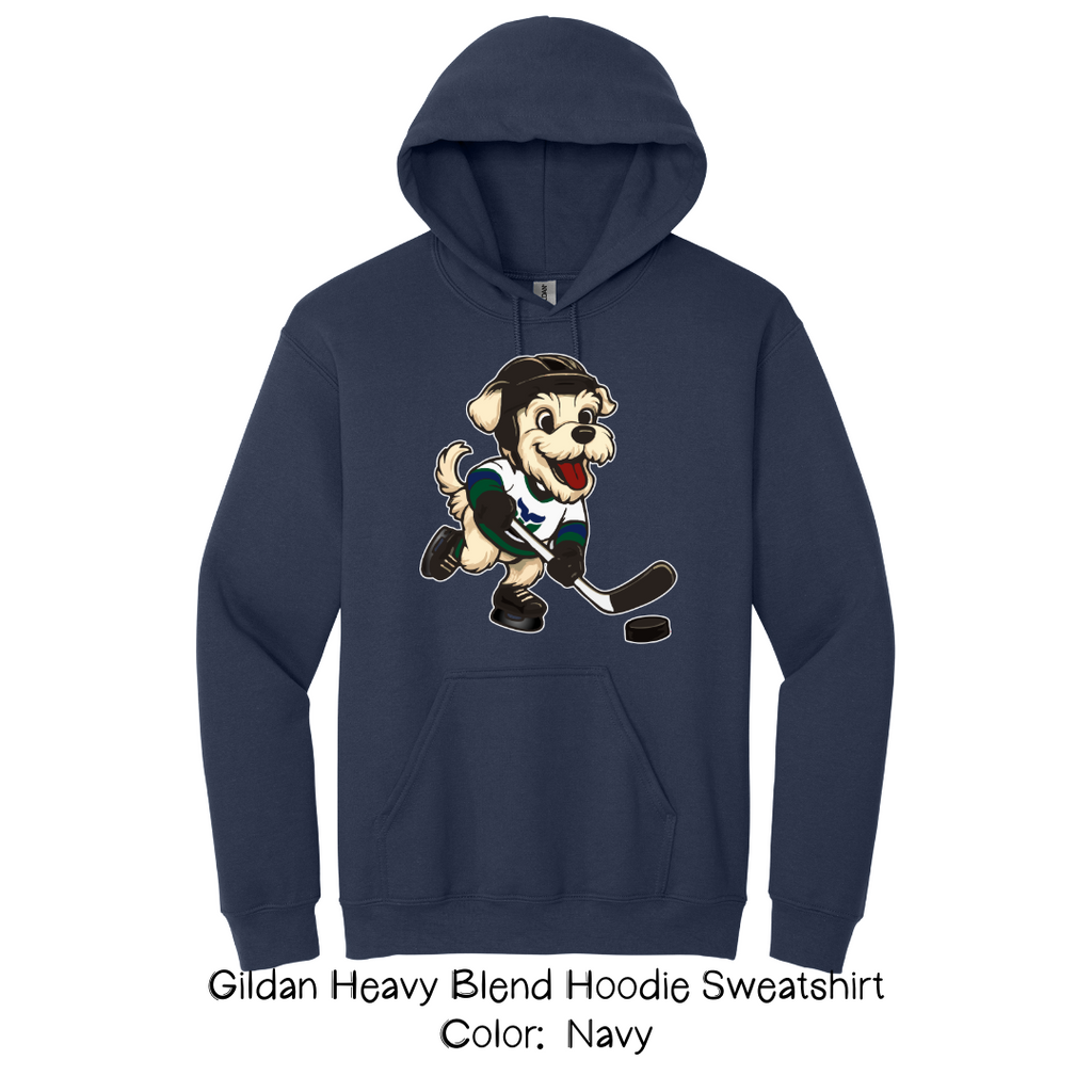 Hockey Dog Sweatshirt - Retro Team Shirt