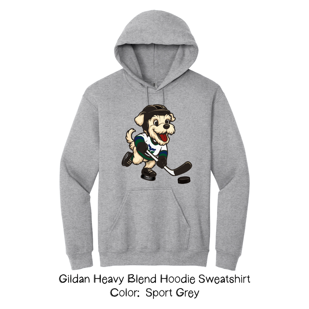 Hockey Dog Sweatshirt - Retro Team Shirt