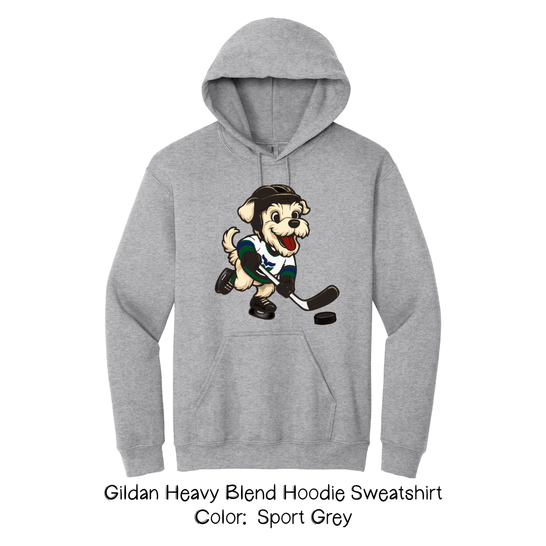 Hockey Dog Sweatshirt - Retro Team Shirt