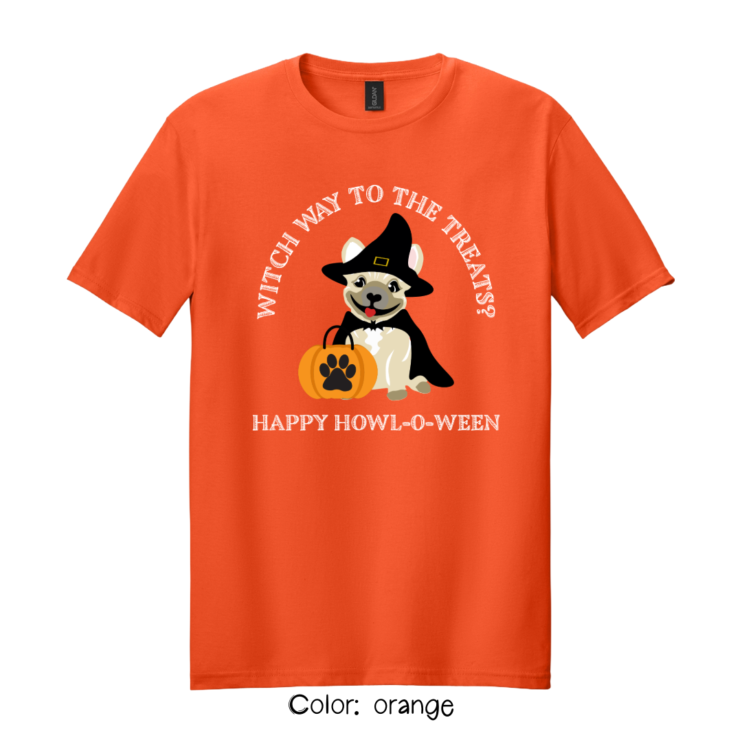 Witch Way to the Treats T-Shirt | Happy Howl-o-ween Tee
