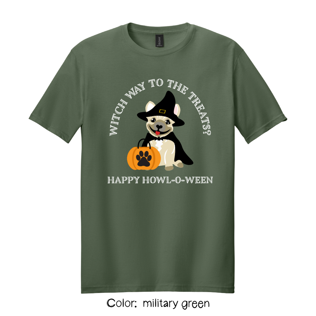 Witch Way to the Treats T-Shirt | Happy Howl-o-ween Tee