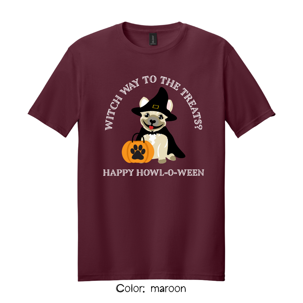Witch Way to the Treats T-Shirt | Happy Howl-o-ween Tee