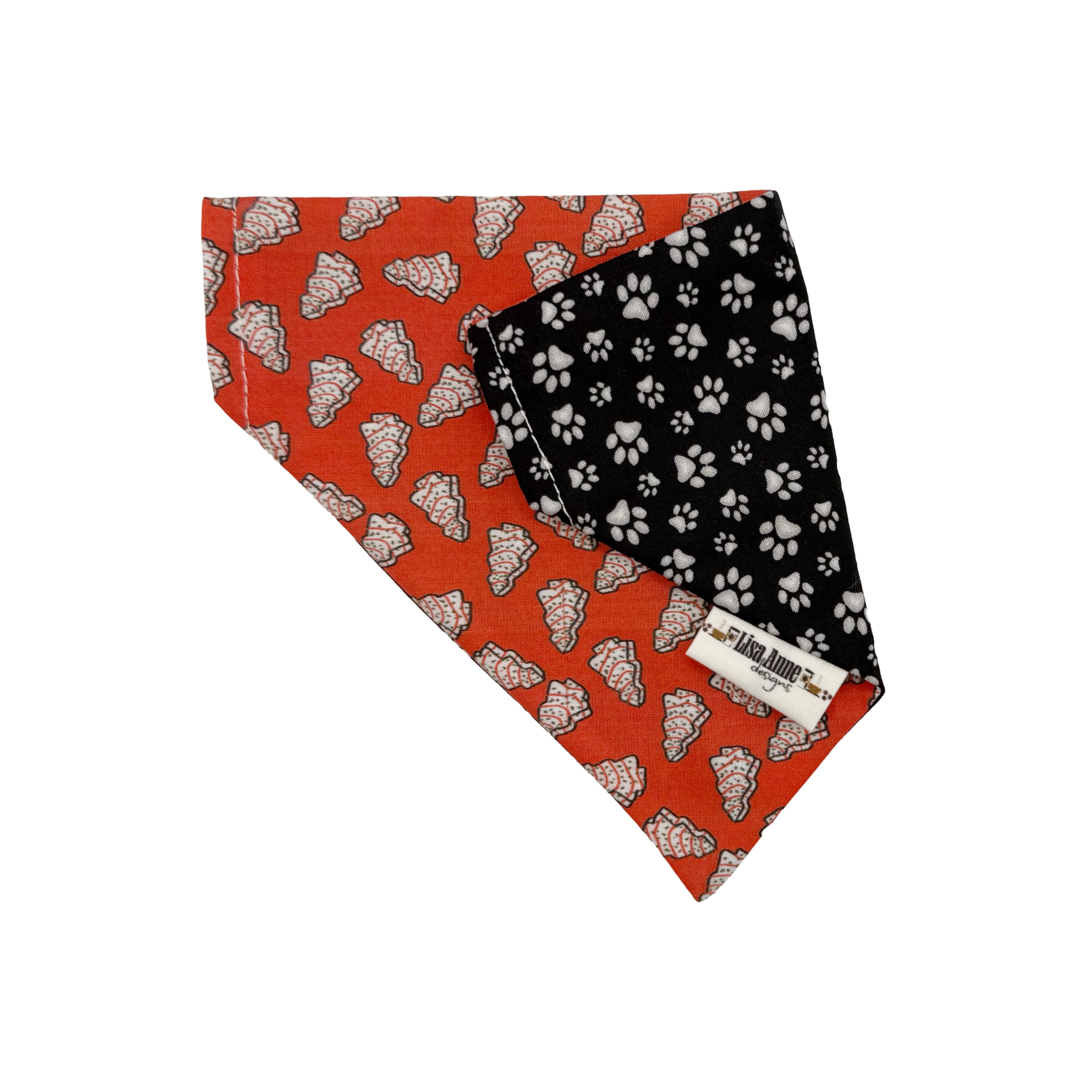 Christmas Cakes / Holiday Treats (Paw Print Reverse) LIMITED EDITION — Over-the-Collar, Reversible